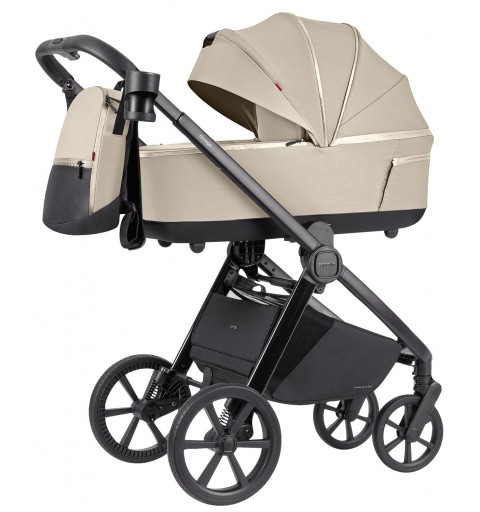 Carrello Omega Plus NEW'24  - wózek wielofunkcyjny, zestaw 2w1 z opcją 3w1 i 4w1 | Solar Beige